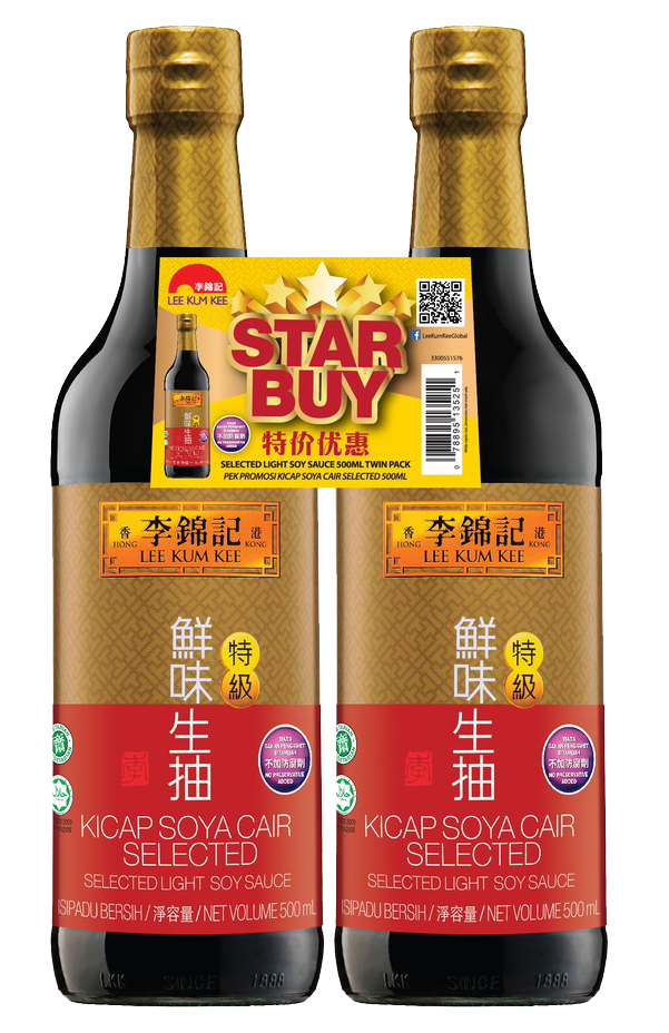 LKK Selected Light Soy Sauce (2x500ml) [5251]